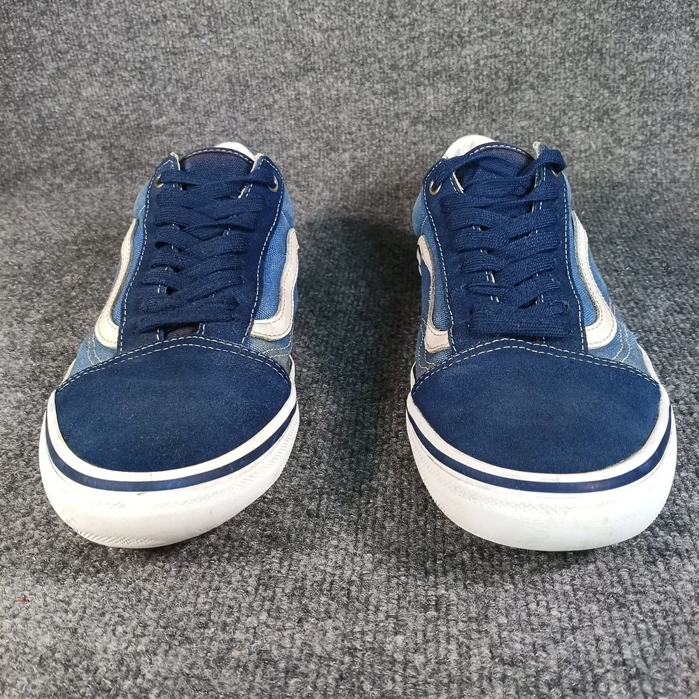 Vans Skate Old Skool Shoes Men 10 Navy Blue Suede Canvas Duracap Sneakers
